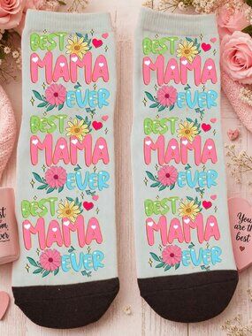 Best Mama Ever Ankle Socks